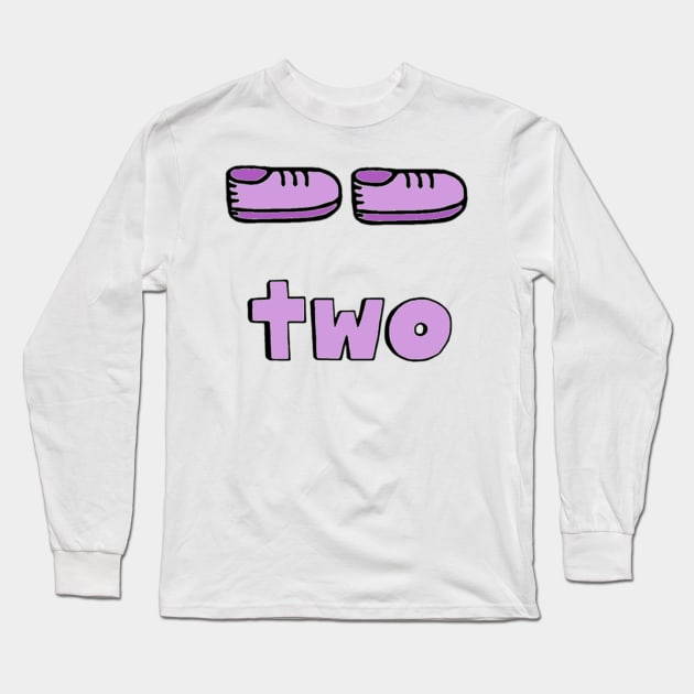 This is the NUMBER 2 Long Sleeve T-Shirt by Embracing-Motherhood